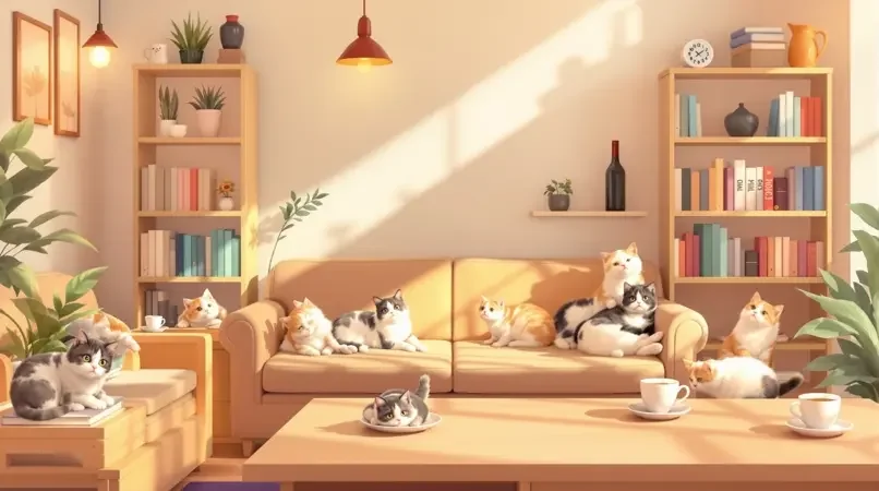 猫咪咖啡馆 - 天天影院热门短片封面